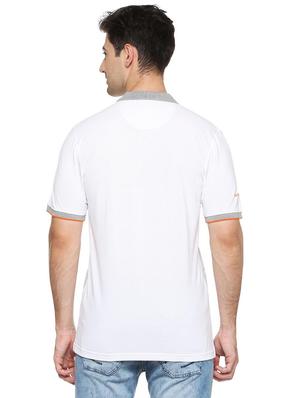 grey front print polo tshirt - 16174720 - Standard Image - 2