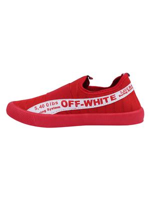 red mesh slip on sneakers - 16178075 - Standard Image - 2