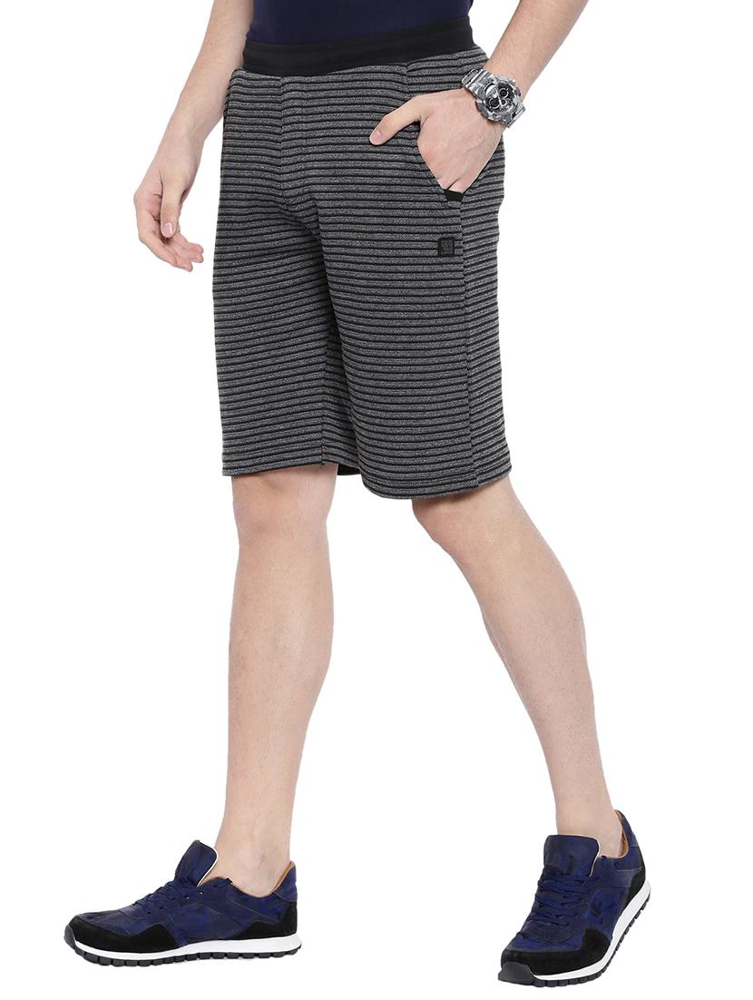 grey striped shorts - 16178736 - Zoom Image - 2
