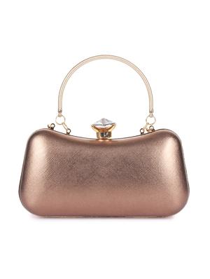 rose gold shimmer ethnic clutch - 16179769 - Standard Image - 2
