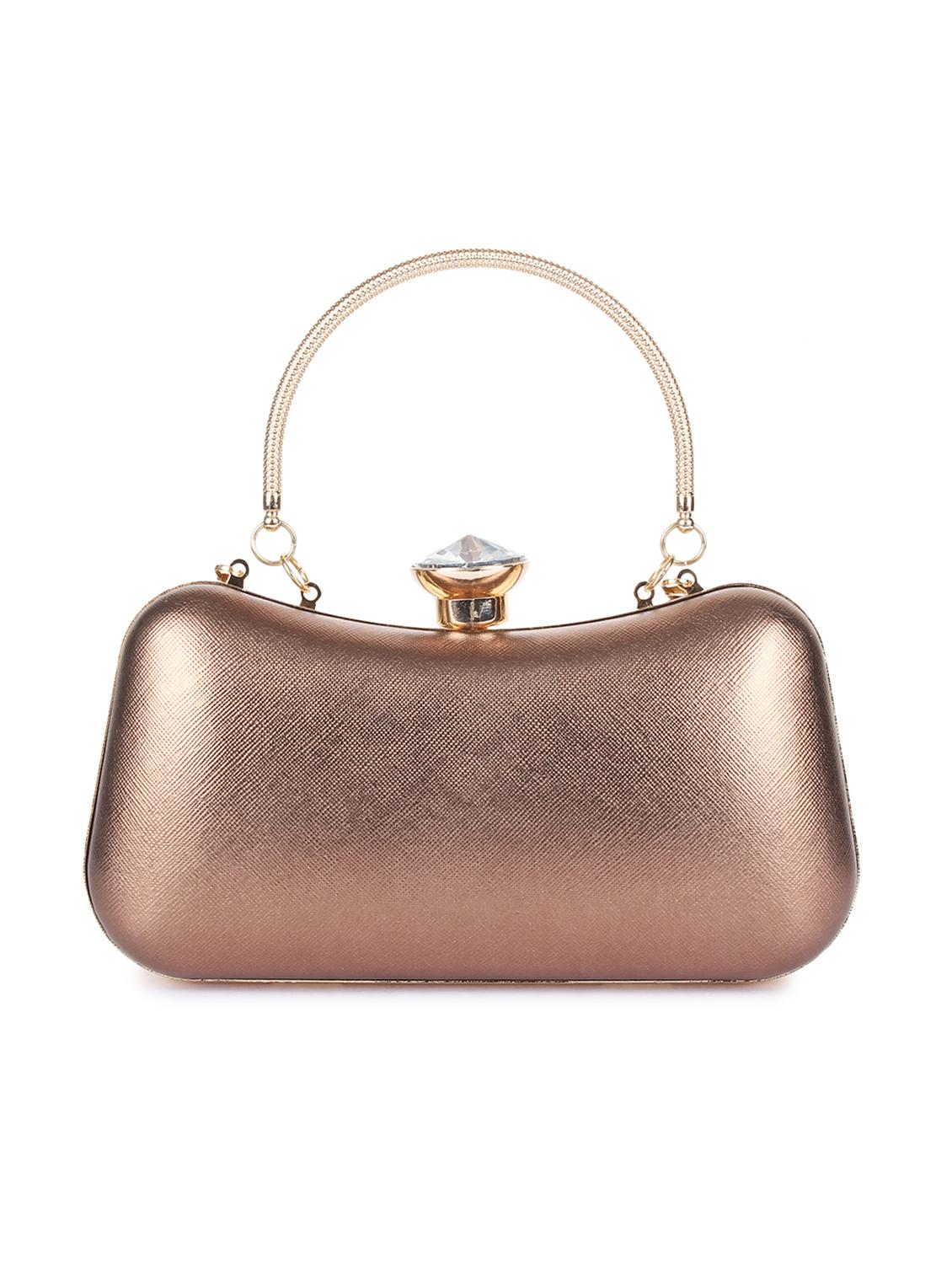 rose gold shimmer ethnic clutch - 16179769 - Zoom Image - 2
