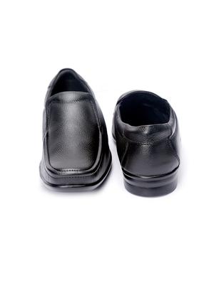 black leather slipons - 16183906 - Standard Image - 2