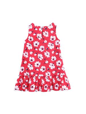 red cotton frock - 16184338 - Standard Image - 2