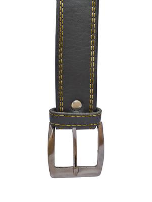 black leatherette belt - 16184382 - Standard Image - 2
