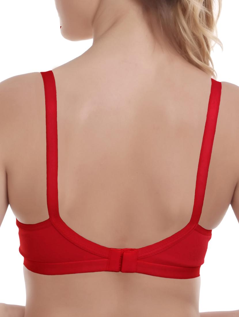 floral patch solid bra - 16184413 - Zoom Image - 2