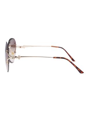 erminio palamino rimless sunglasses for women - 16185664 - Standard Image - 2