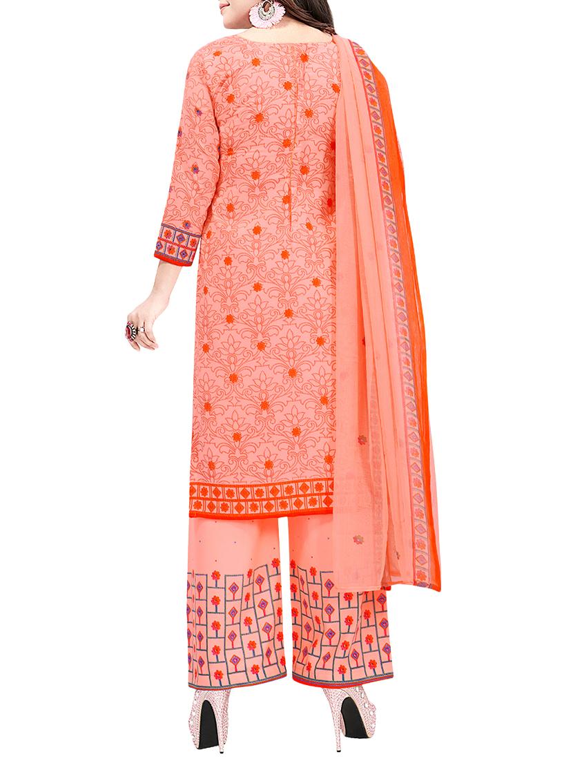 set of 2 multicolor unstitched suit combo - 16186655 - Zoom Image - 5