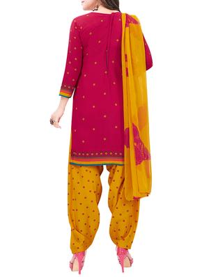 set of 2 multicolor unstitched suit combo - 16186659 - Standard Image - 5