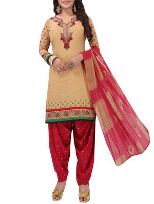 set of 2 multicolor unstitched suit combo - 16186676 - Standard Image - 2