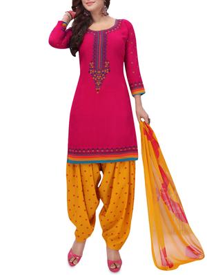 set of 2 multicolor unstitched suit combo - 16186679 - Standard Image - 2