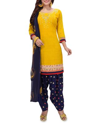 set of 2 multicolor unstitched suit combo - 16186682 - Standard Image - 2