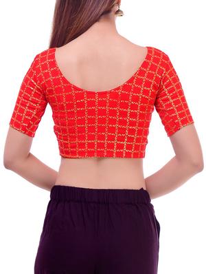 Foil printed blouse - 16186803 - Standard Image - 2