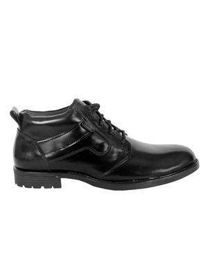 black leather lace-up derbys - 16187588 - Standard Image - 2