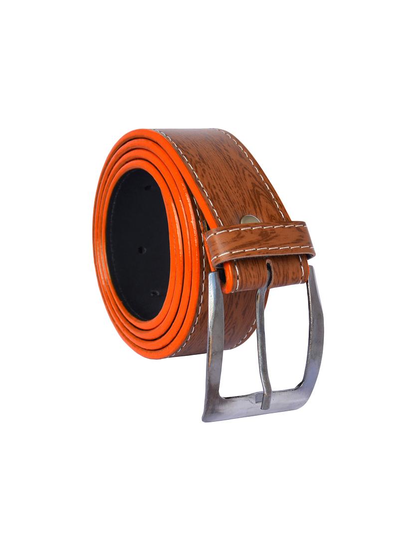 brown leatherette belt - 16187914 - Zoom Image - 2