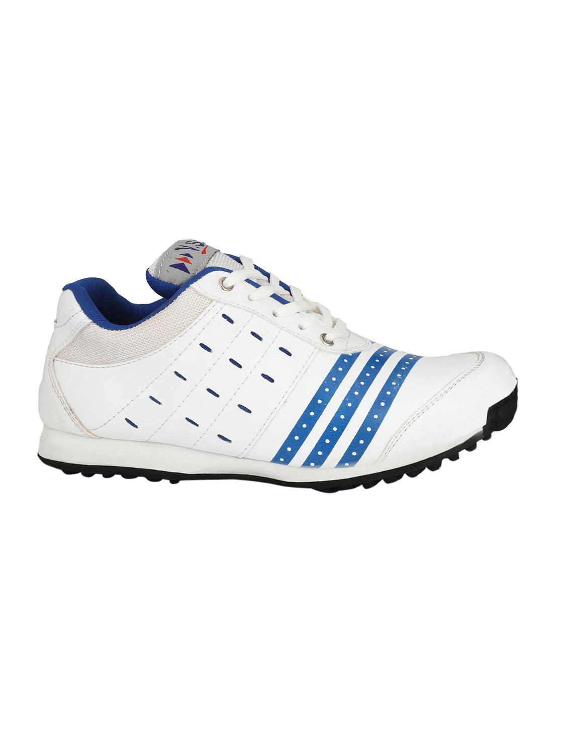 white leatherette sport shoes - 16189165 - Zoom Image - 2