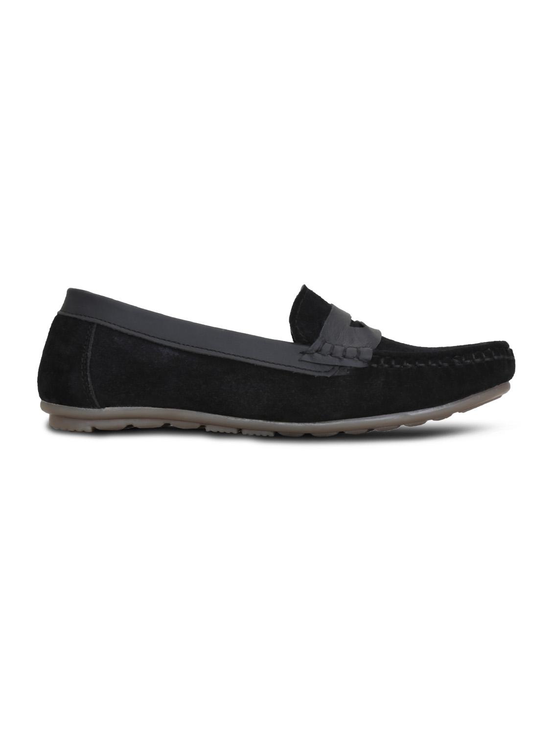 black slip on loafers - 16189921 - Zoom Image - 2