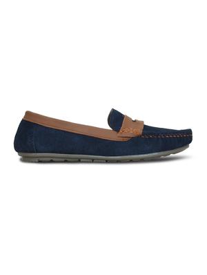 navy slip on loafers - 16189922 - Standard Image - 2