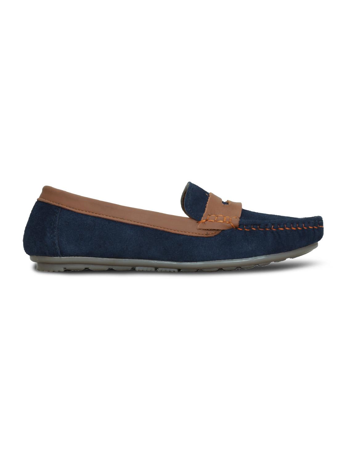 navy slip on loafers - 16189922 - Zoom Image - 2
