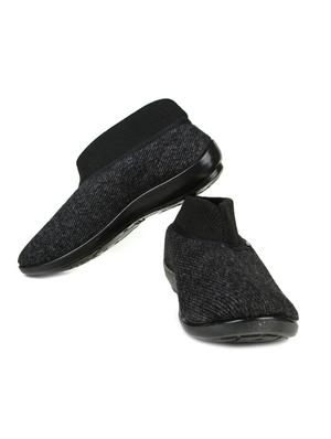 black slip on casual shoes - 16190722 - Standard Image - 2