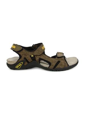 green leatherette back strap floaters - 16190861 - Standard Image - 2