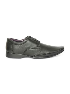 black leather lace-up derbys - 16190865 - Standard Image - 2