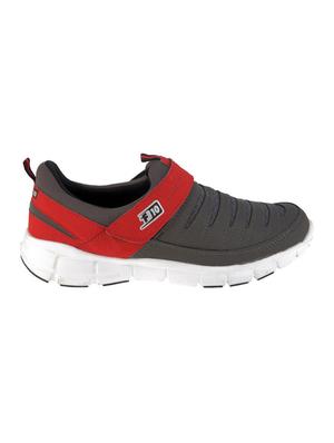 grey leatherette sport shoes - 16191296 - Standard Image - 2