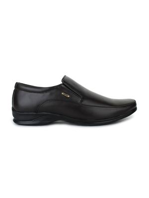 brown leatherette slipons - 16192562 - Standard Image - 2