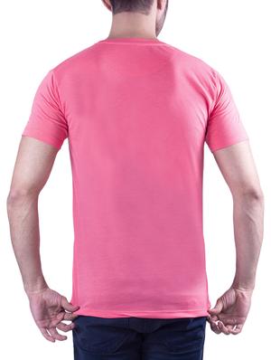 pink typographic chest print t-shirt - 16193856 - Standard Image - 2