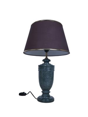 Fos Lighting Green Marble Trophy Table Lamp with Chrome Brown Shade - 16194773 - Standard Image - 2