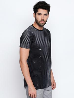black striped t-shirt - 16195001 - Standard Image - 2