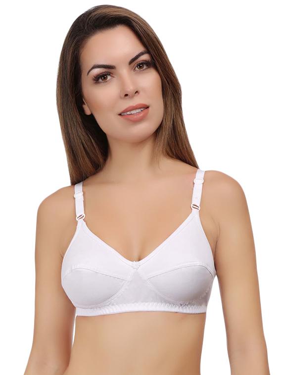 Set of 2 floral patch solid bras - 16195149 - Zoom Image - 2