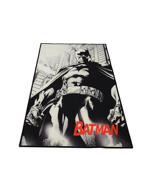 saral home batman cartoon printed anti slip polyester kids carpet- 3x5ft (90x150 cm), black - 16195263 - Standard Image - 2