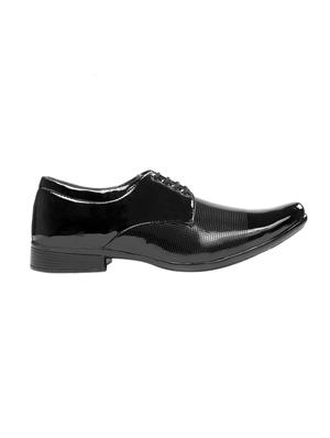 black patent leather lace-up derbys - 16195589 - Standard Image - 2