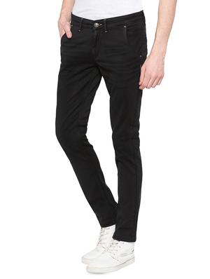 black cotton plain jeans - 16197861 - Standard Image - 2