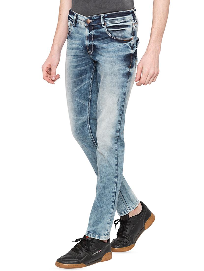 blue heavy washed jeans - 16197862 - Zoom Image - 2