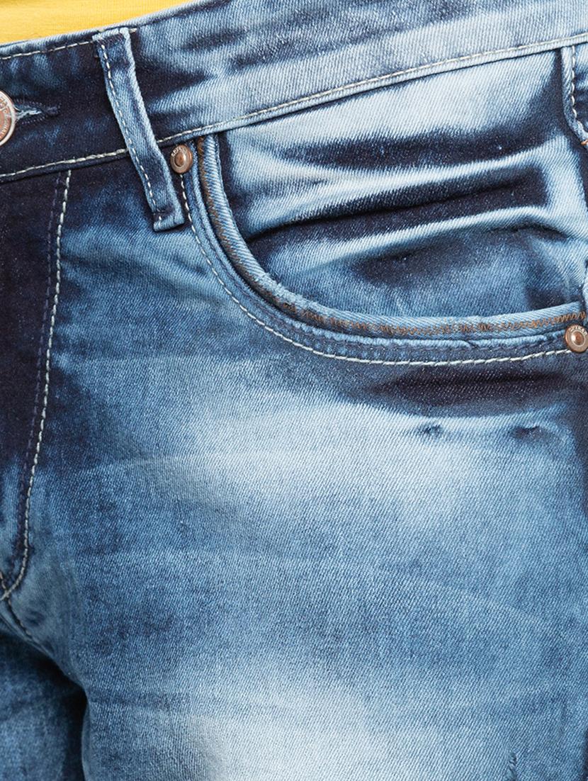 blue heavy washed jeans - 16197863 - Zoom Image - 5