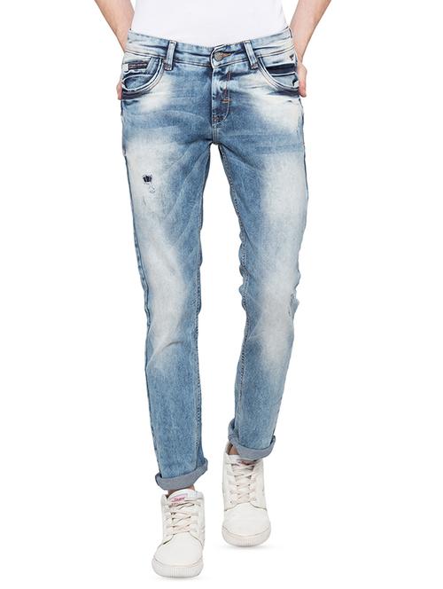 blue heavy washed jeans - 16197864 - Standard Image - 1