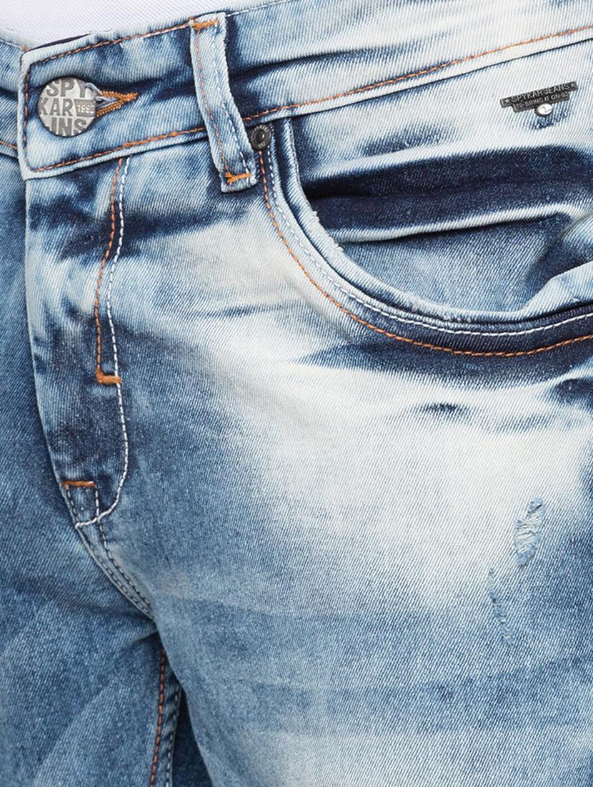 blue heavy washed jeans - 16197864 - Zoom Image - 5
