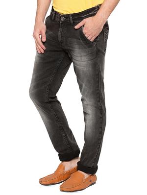 black heavy washed jeans - 16197867 - Standard Image - 2