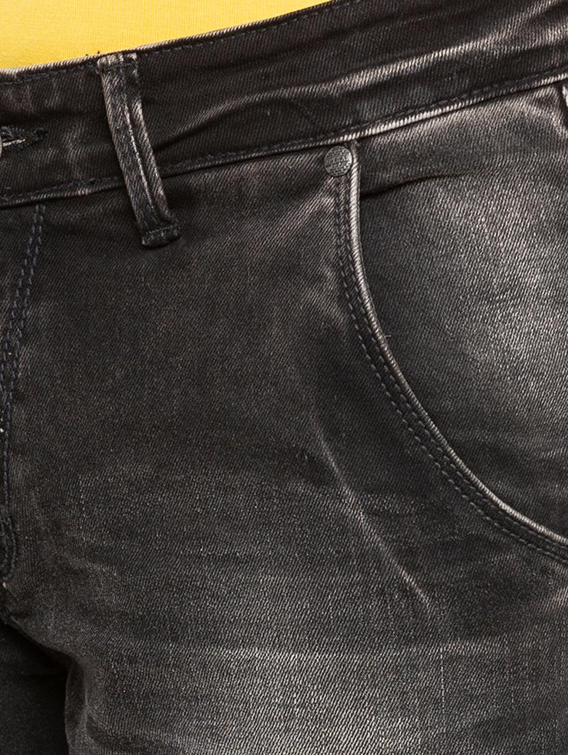 black heavy washed jeans - 16197867 - Zoom Image - 5