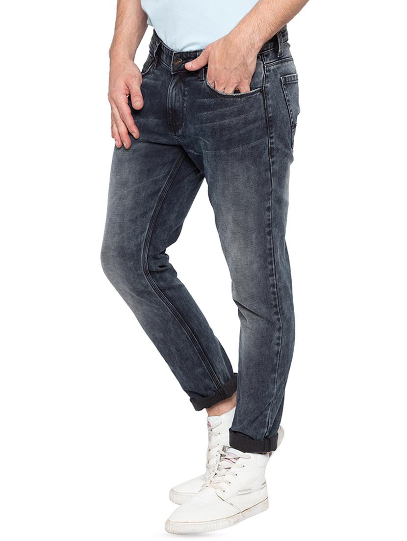 grey heavy washed jeans - 16197975 - Zoom Image - 2