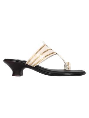 beige one toe sandals - 16198560 - Standard Image - 2