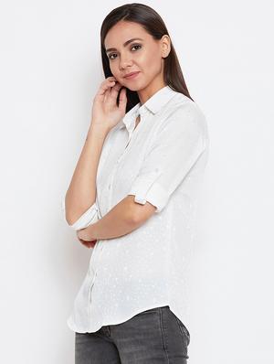 roll up sleeved back pleat shirt - 16198958 - Standard Image - 2