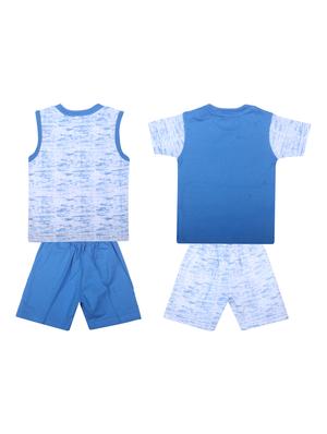 blue cotton twin set - 16200178 - Standard Image - 2