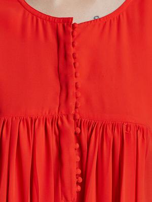 solid high slit kurta - 16200796 - Standard Image - 5