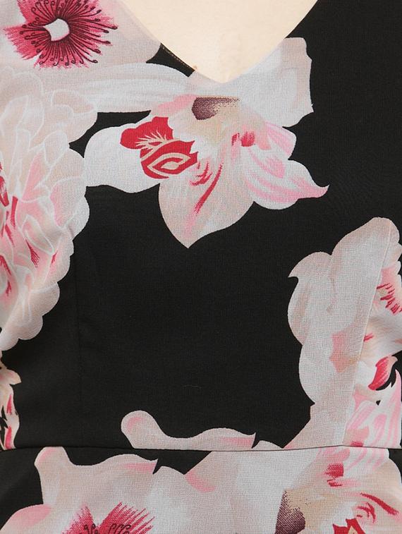 floral flared maxi dress - 16201097 - Zoom Image - 5