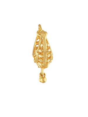 gold metal studs earring - 16201365 - Standard Image - 2