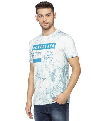 white all over print t-shirt - 16201643 - Standard Image - 2