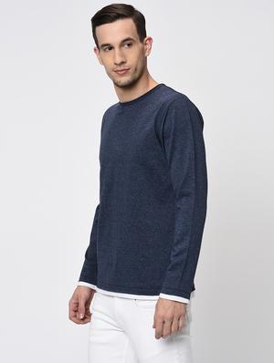 blue solid tshirt - 16201999 - Standard Image - 2