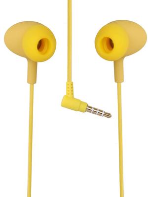 yellow plastic in ear phones - 16202072 - Standard Image - 2